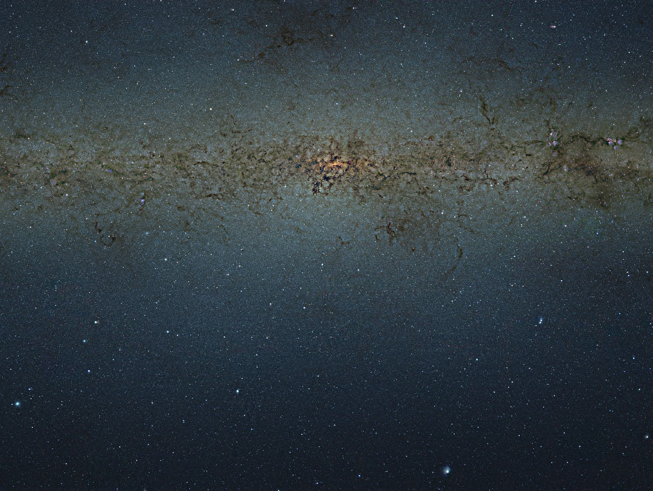 La parte centrale della Via Lattea nel mosaico da 9 milioni di pixel